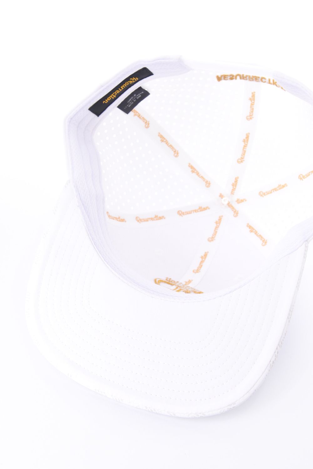 【26SS】 GM BRIM PUNCHING MESH CAP FLAT / パンチングメッシュ フラットキャップ (ホワイト)