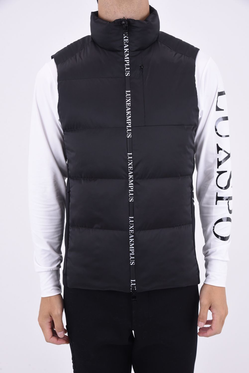 FIT VEST / サイドロゴ フィット ベスト (ブラック)