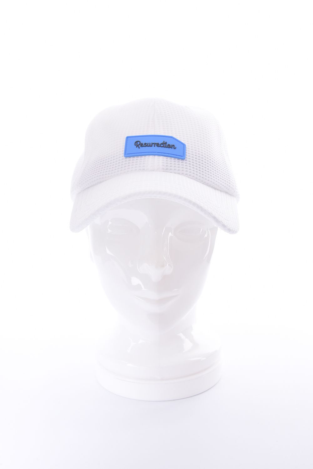 【26SS】 SILICON TAG WAFFLE CAP / シリコンタグ ワッフル キャップ (ホワイト)*