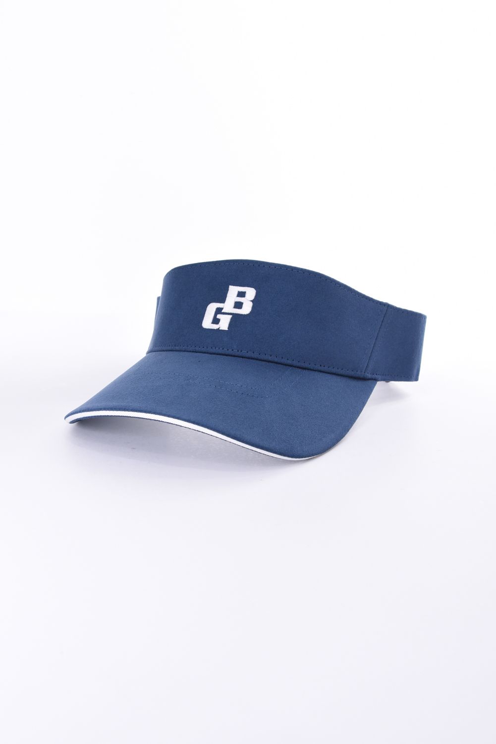 【26AW】 MEN’S SUEDE SMALL BG LOGO VISOR / スウェード素材 スモールBGロゴ サンバイザー (インディゴ)