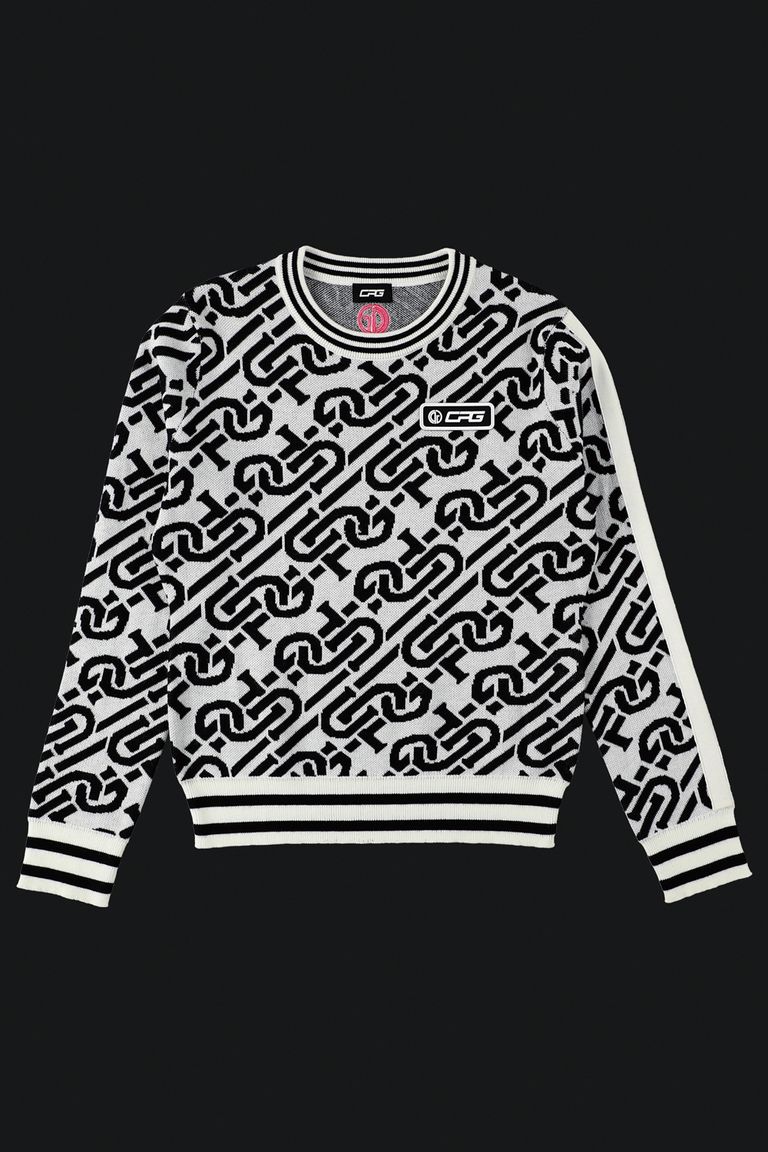 CPG GOLF - 【レディース】 CHAIN LOGO RIBBED SWEATER / チェーンロゴ 