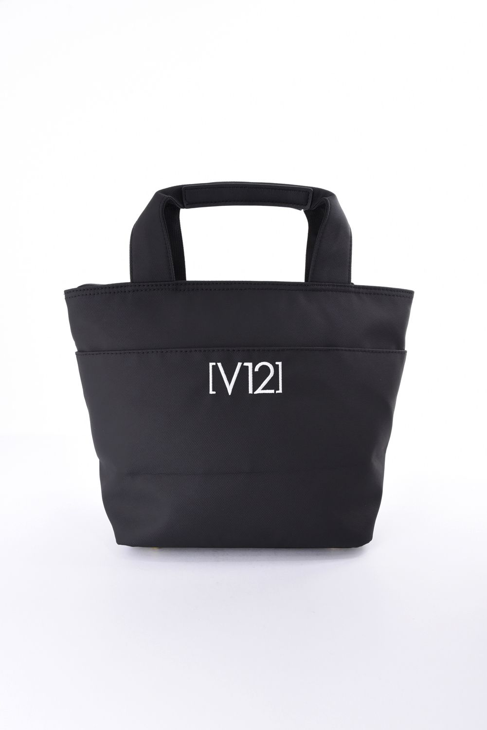 【26AW】 FLAP CART BAG / フロントフラップ ブランドロゴ カートバッグ (ブラック)