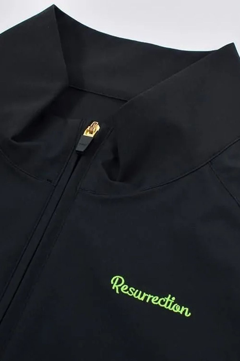 【26SS】 NEON LIGHT OUTERWEAR / ネオンシリーズ ブランドロゴ ジップアップ ライトアウター (ブラック)*