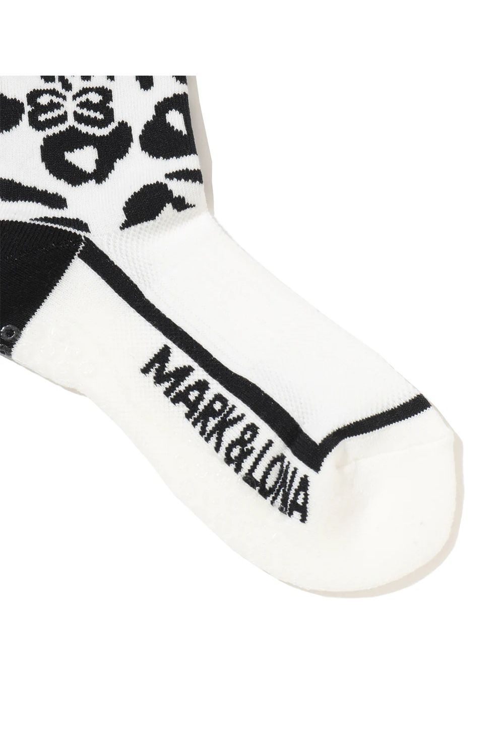 【26SS】【レディース】 PANTERA GRIP ANKLE SOCKS / レオパードパターン アンクルソックス (ホワイト)