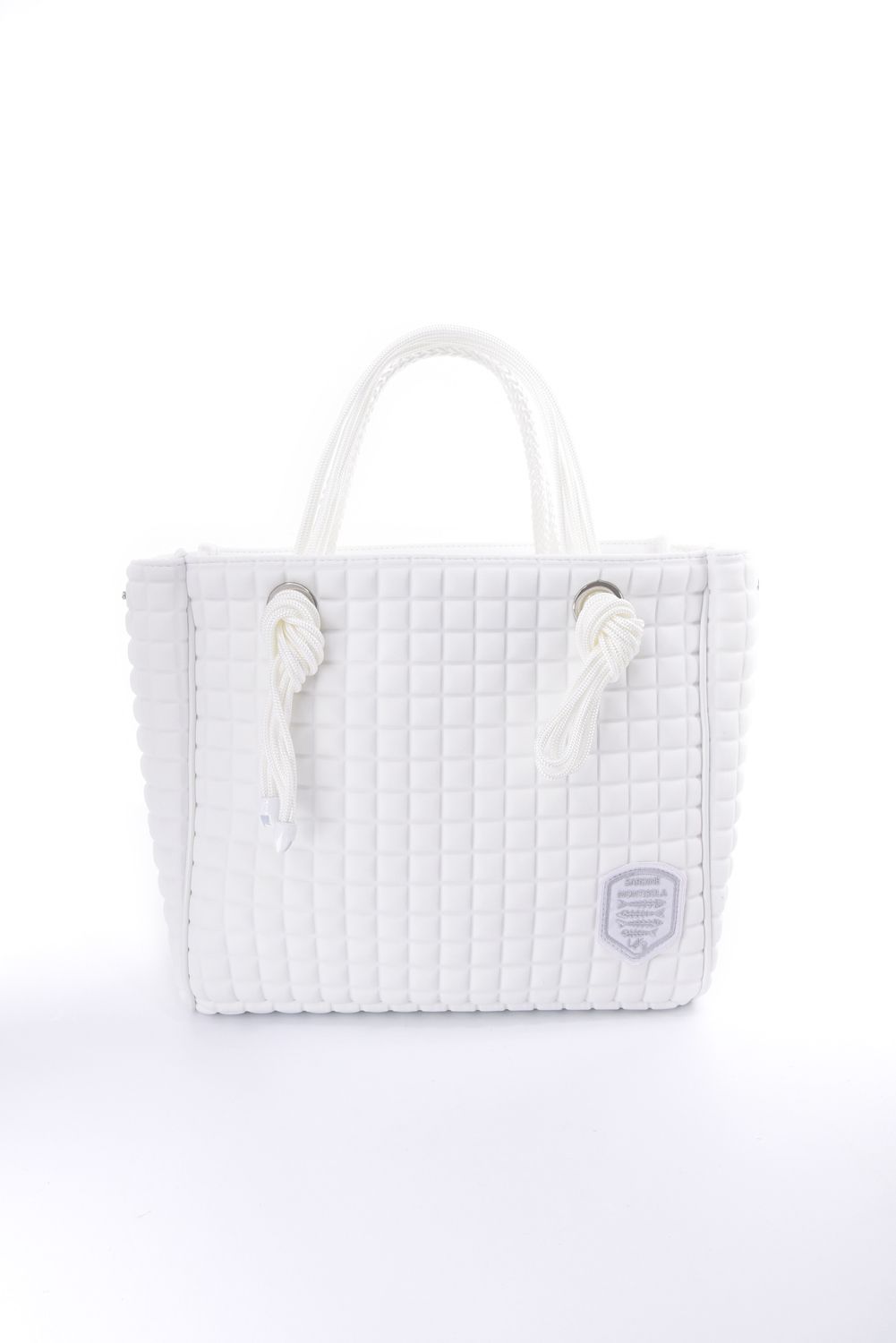 CLEAT TOTE mini TOM1003PA2 / クリート トート ミニバッグ スクエア （ホワイト/パッチ）*