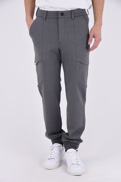【26SS】【T-LINE】 CONTOUR FLEX CARGO JOGGER / モノトーン ポリエステルトリコット カーゴライクジョガーパンツ (グレー)