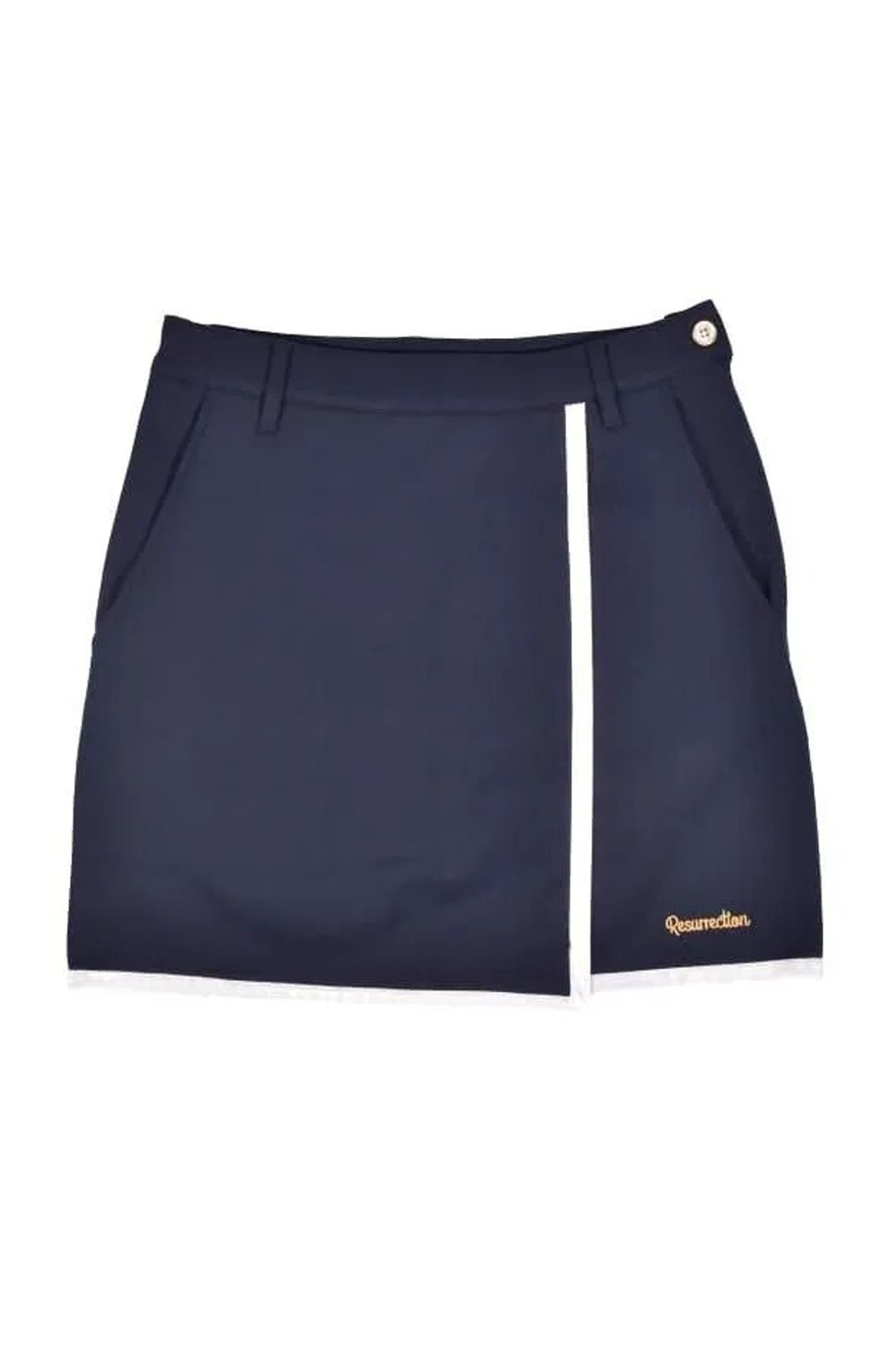 【25AW】【レディース】 WOMENS PIPING LINE SKIRT / 裏起毛 パイピングライン スカート (ネイビー)*