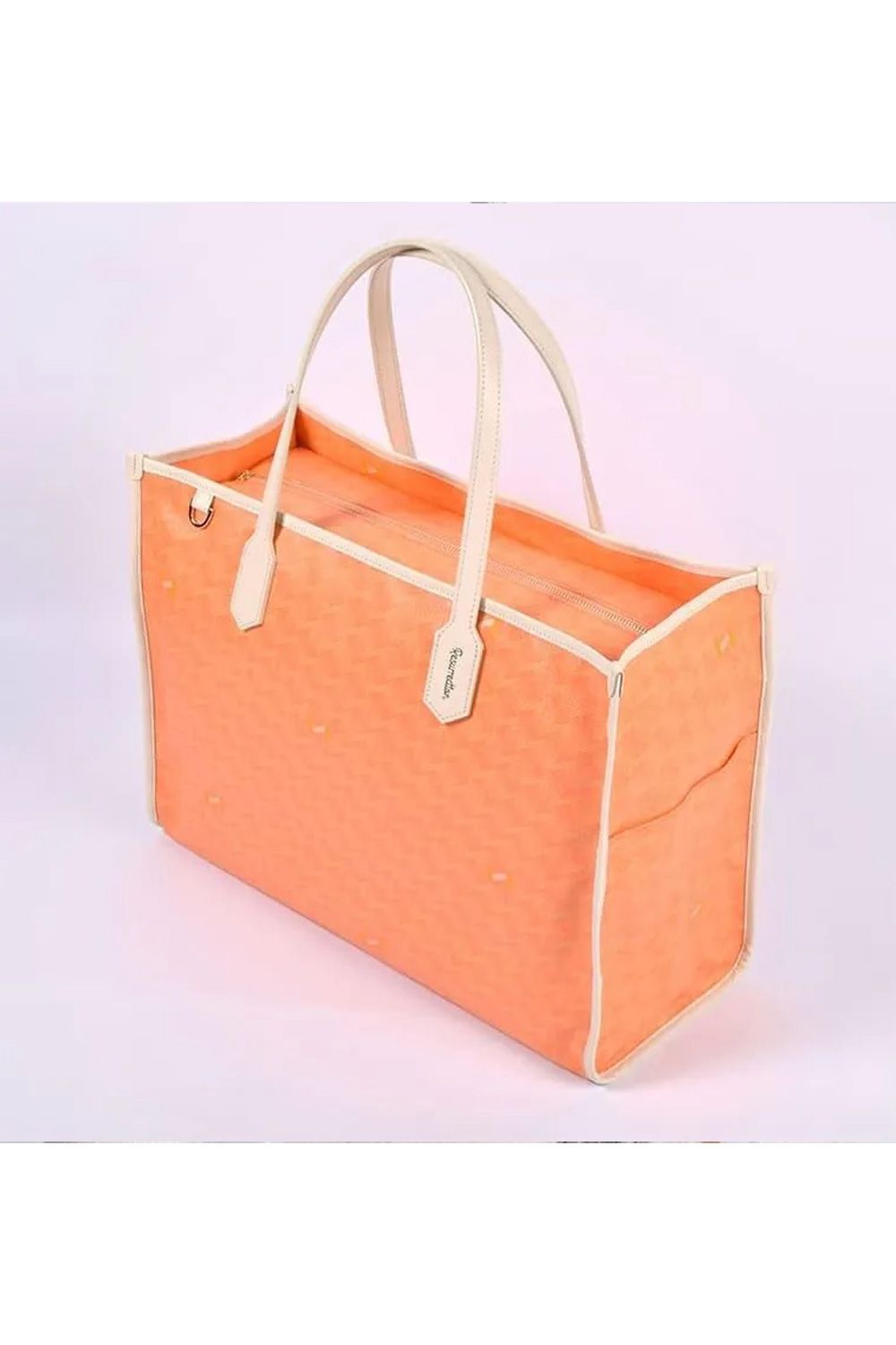 LANIUS SQUARE BIG (ラニウス スクエア ビッグ) / ブランドオリジナルテキスタイル ボストンバッグ （サンセット）*