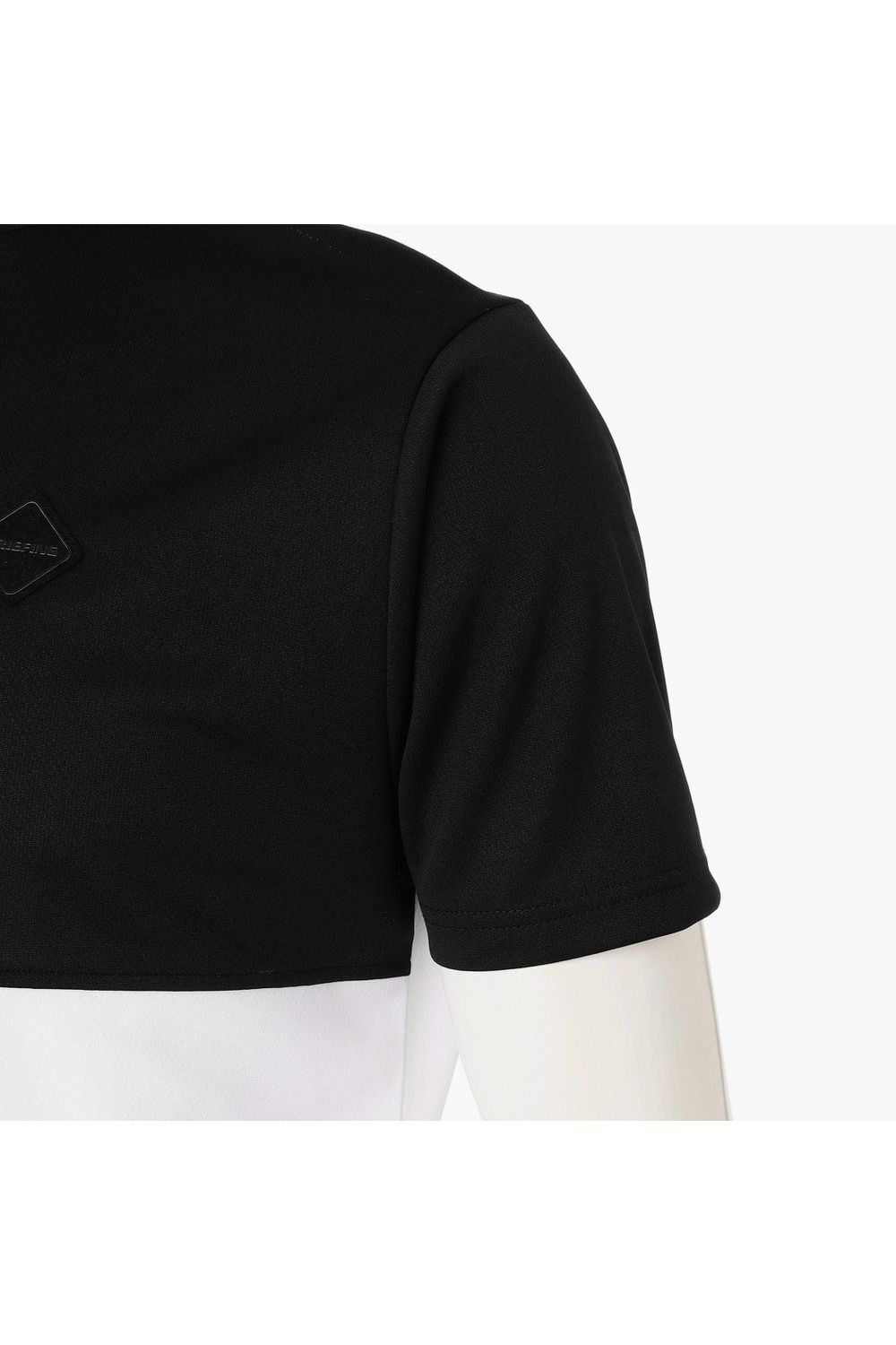 【26SS】 MEN'S BI-COLOR HIGHNECK / バイカラー ハイネックTシャツ (ブラック)