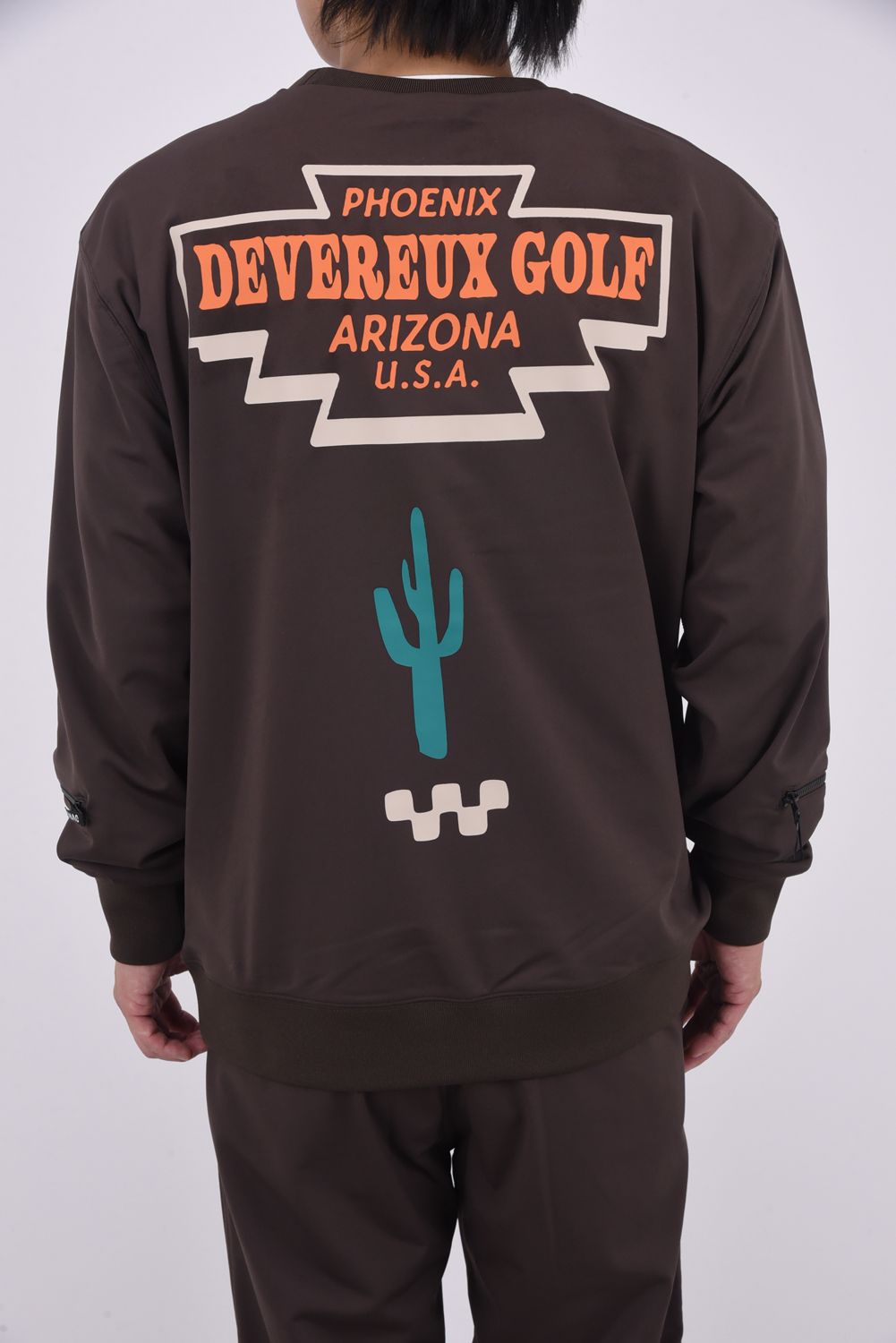 ○★新品未使用　DEVEREUX GOLF　チェッカーニット　M　ブラック ○☆新品未使用 DEVEREUX GOLF チェッカーリブニット M ブラック