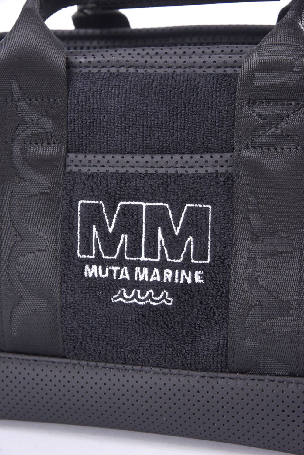 【26SS】 PILE PARTITION TOTE BAG / パイル生地 パーテーショントートバッグ (ブラック)