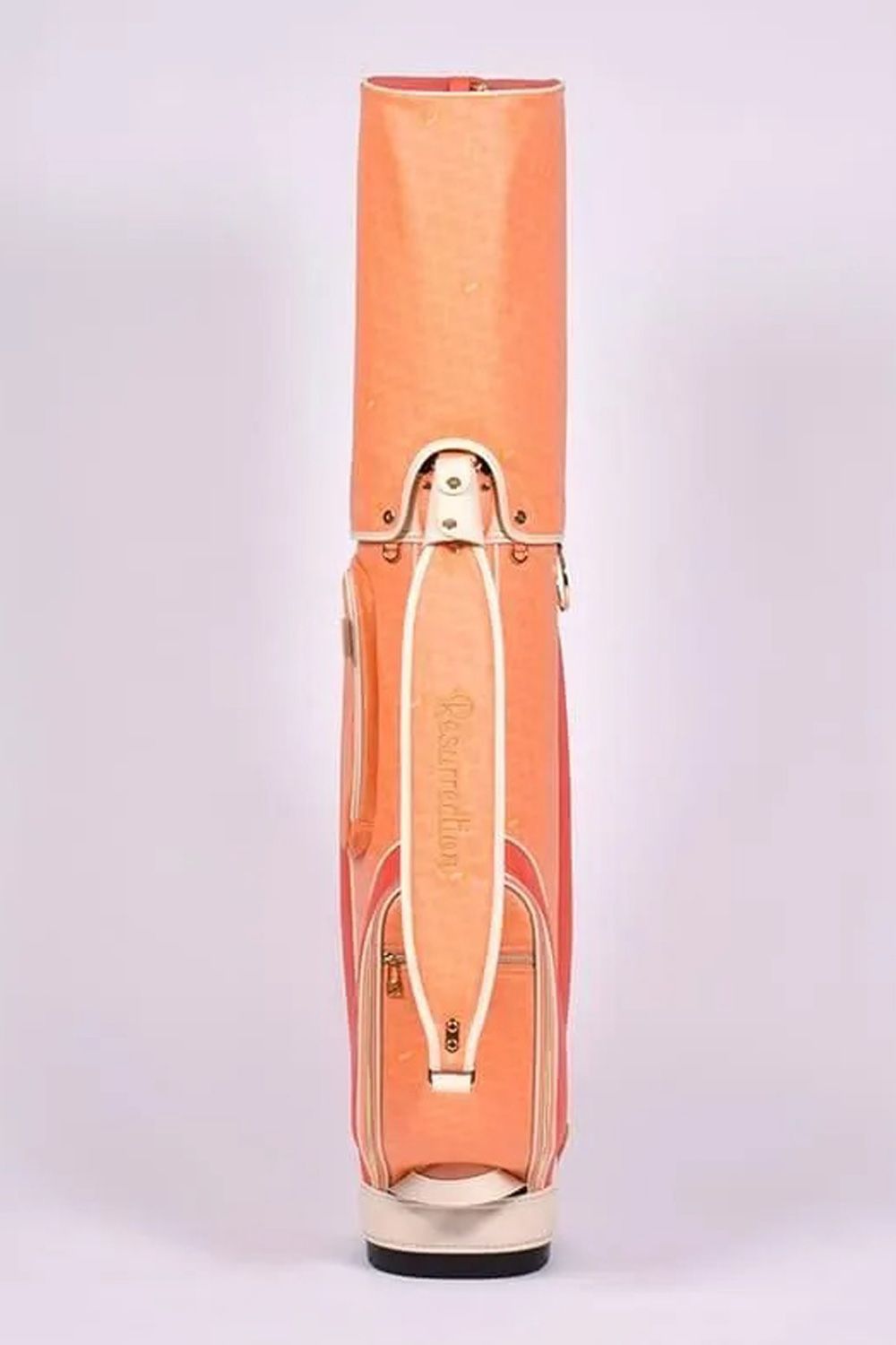 【26SS】【銀行振込・代金引換不可】【返品・交換不可】 RALLINA (ラリーナ) / ブランドオリジナルテキスタイル カートタイプ キャディバッグ （サンセット）*