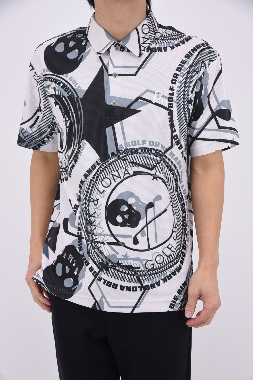 【26SS】 ATLAS AIRFLOW POLO / オープンメッシュ素材 グラフィックパターン ポロシャツ (ベージュ)