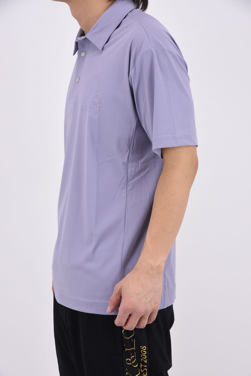 【26SS】 ROGUE AIRFLOW POLO / パンチングスカルロゴ ナイロンポロシャツ (ラベンダー)