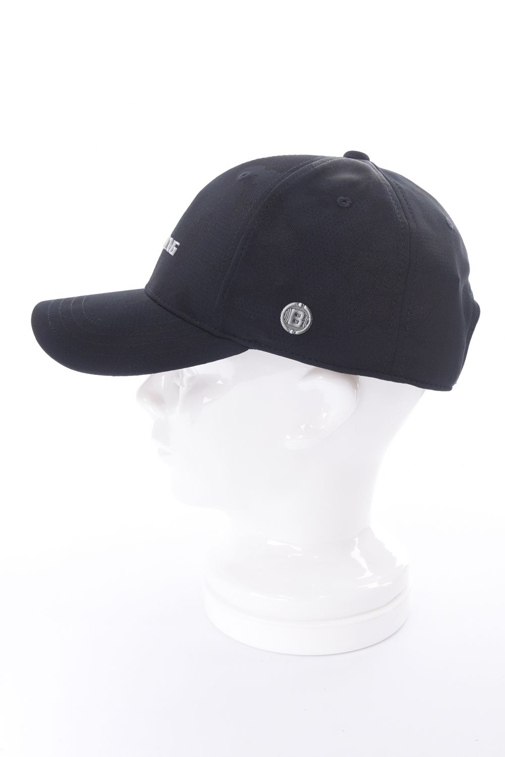 【26SS】 MEN’S CAMO JQ CAP / カモフラージュジャカード キャップ (ブラック)