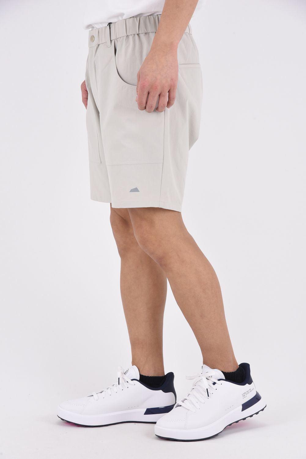 【26SS】 Makani Shorts / フラップポケット 4WAYストレッチ ベイカーショーツ (アイスグレー)