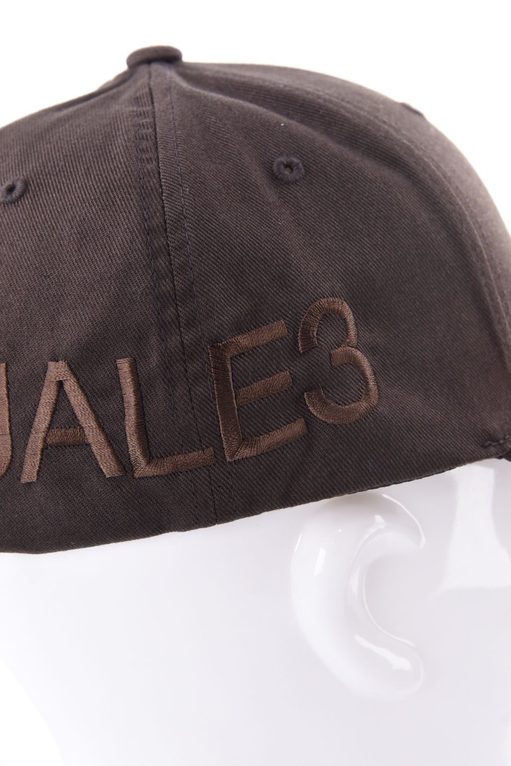 【26AW】 WOOLY COMBED 1PIU1UGUALE3 LOGO CAP / バックロゴ刺繍 キャップ (ブラウン)