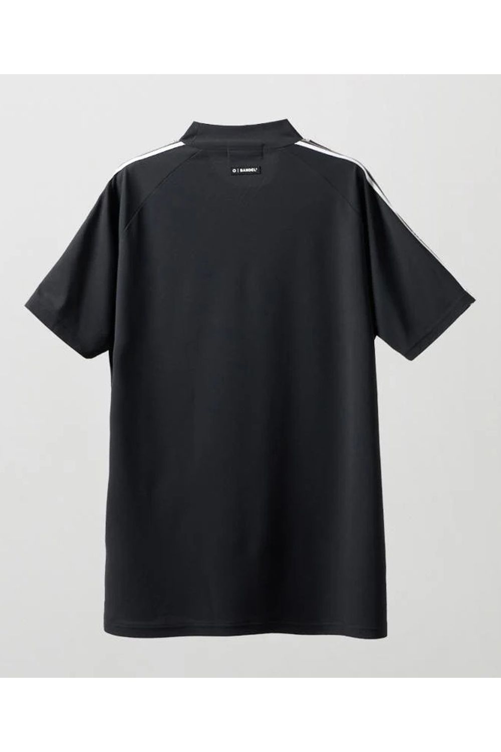 【26SS】 CONCEPT NOTES TAPING MOCK NECK / カノコ素材 デザインテープ モックネックTシャツ (ブラック)