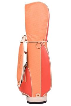 【26SS】【銀行振込・代金引換不可】【返品・交換不可】 RALLINA (ラリーナ) / ブランドオリジナルテキスタイル カートタイプ キャディバッグ （サンセット）*