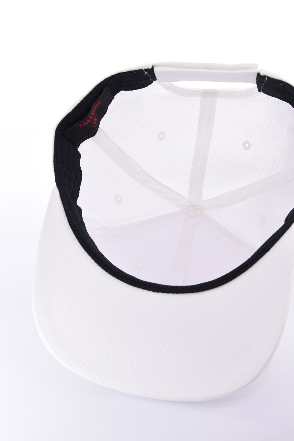 【26AW】 MEN’S BOX LOGO FLAT VISOR CAP / ボックスロゴ刺繍 フラットキャップ (ホワイト)