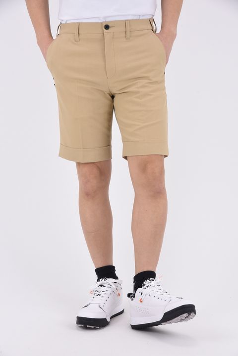 MENS SEERSUCKER DRESS SHORT PANTS / シアサッカー ドレス ショートパンツ (ベージュ)