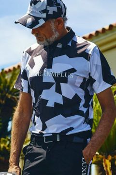 BASIC LOGO POLO SHIRTS / フロントロゴ 半袖ポロシャツ ホワイトカモ