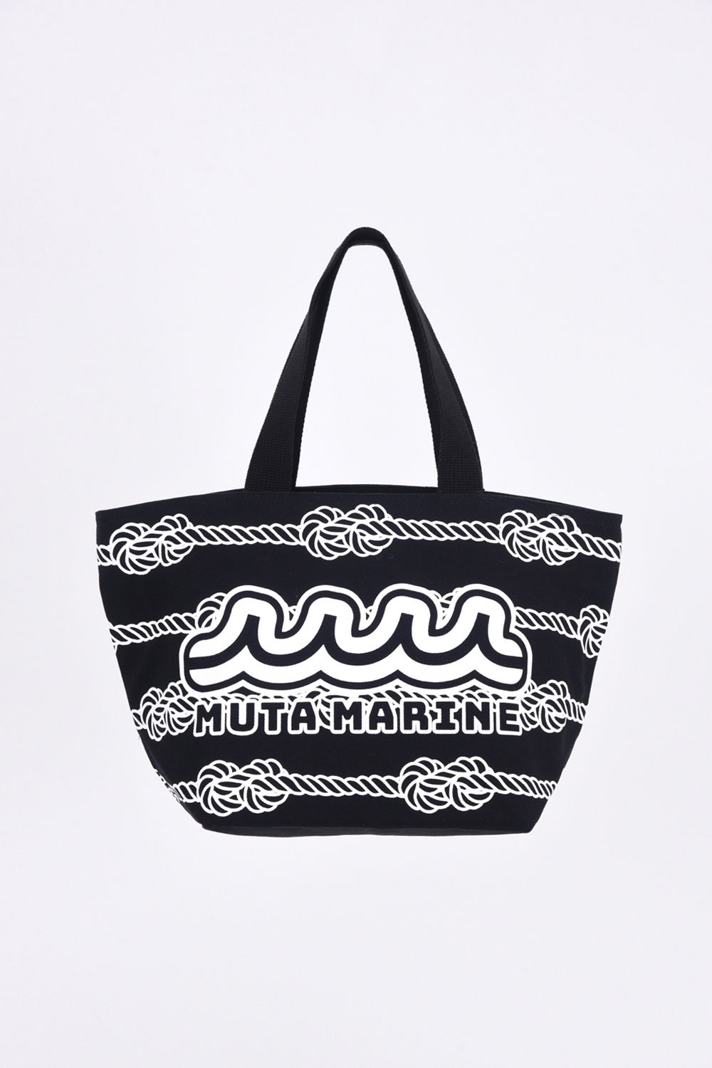 【26SS】 ROPE柄 ECO BAG / ロープ エコバック (ブラック)