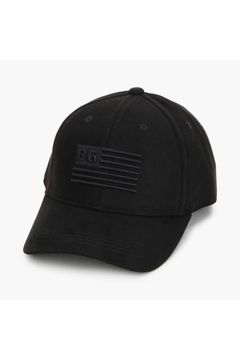 SUEDE CAP / スウェード生地 キャップ (ブラック)