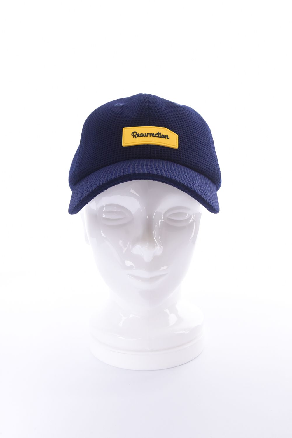 【26SS】 SILICON TAG WAFFLE CAP / シリコンタグ ワッフル キャップ (ネイビー)*