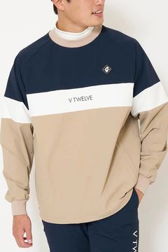 【26AW】 WB SWITCH JKT / ツートーン ブランドロゴ ナイロンジャケット (ネイビー)
