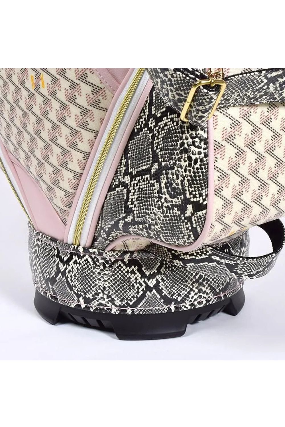 【銀行振込・代金引換不可】【返品・交換不可】【金田久美子プロモデル】 ORIOLA Pro (オリオラ プロ)  / カートタイプ キャディバッグ （パイソン）*