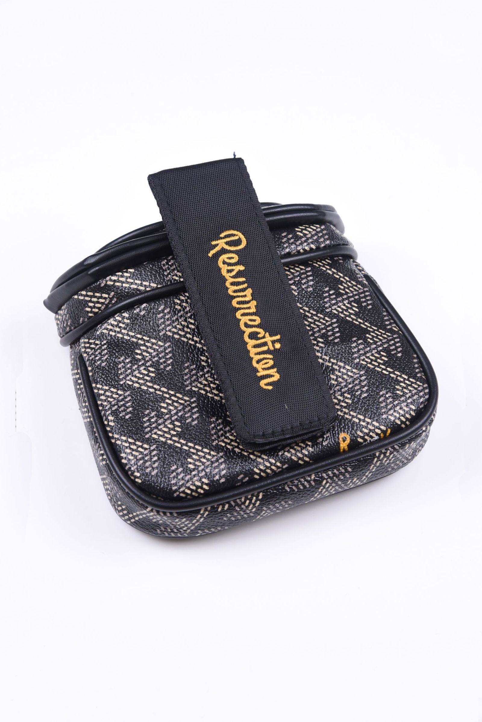Putter Cover (Mallet) No.2 / ブランドオリジナル テキスタイル パターカバー マレットタイプ (ダークブラック)*