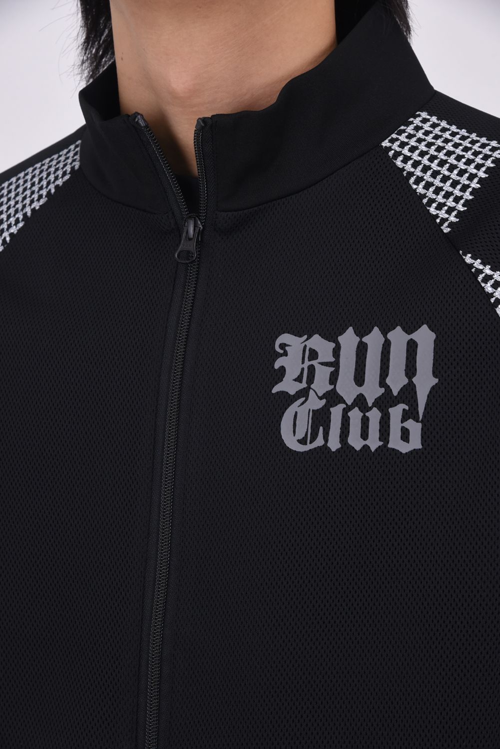 【25AW】 Back9 Runclub Full Zip JK / フルジップジャケット (ブラック)