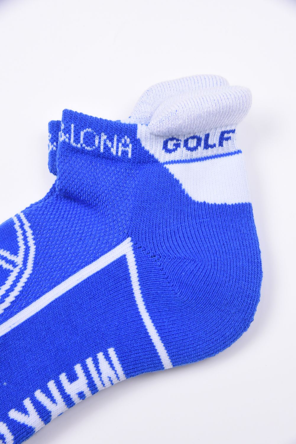 【26SS】 ROUND SKULL ATHLETIC LOW SOCKS / サークルスカルジャカード スニーカー丈 ローソックス (ブルー)