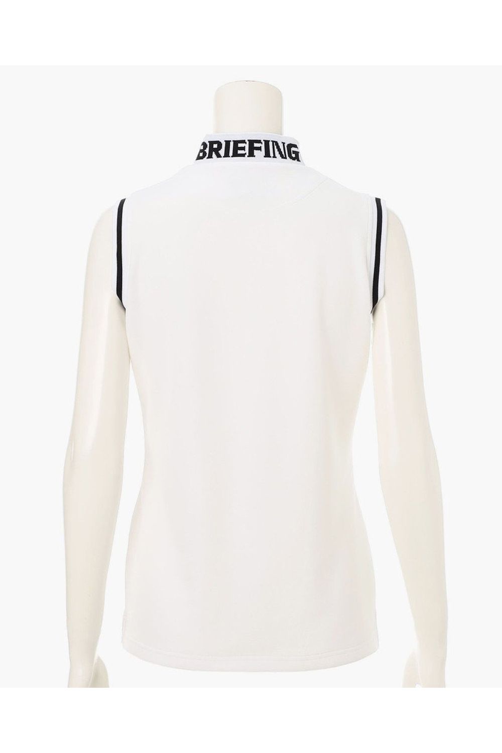 【26SS】【レディース】 WOMEN’S NECK LOGO NS HIGHNECK / ダイヤモンドロゴ ノースリーブ ハイネックトップス (ホワイト)