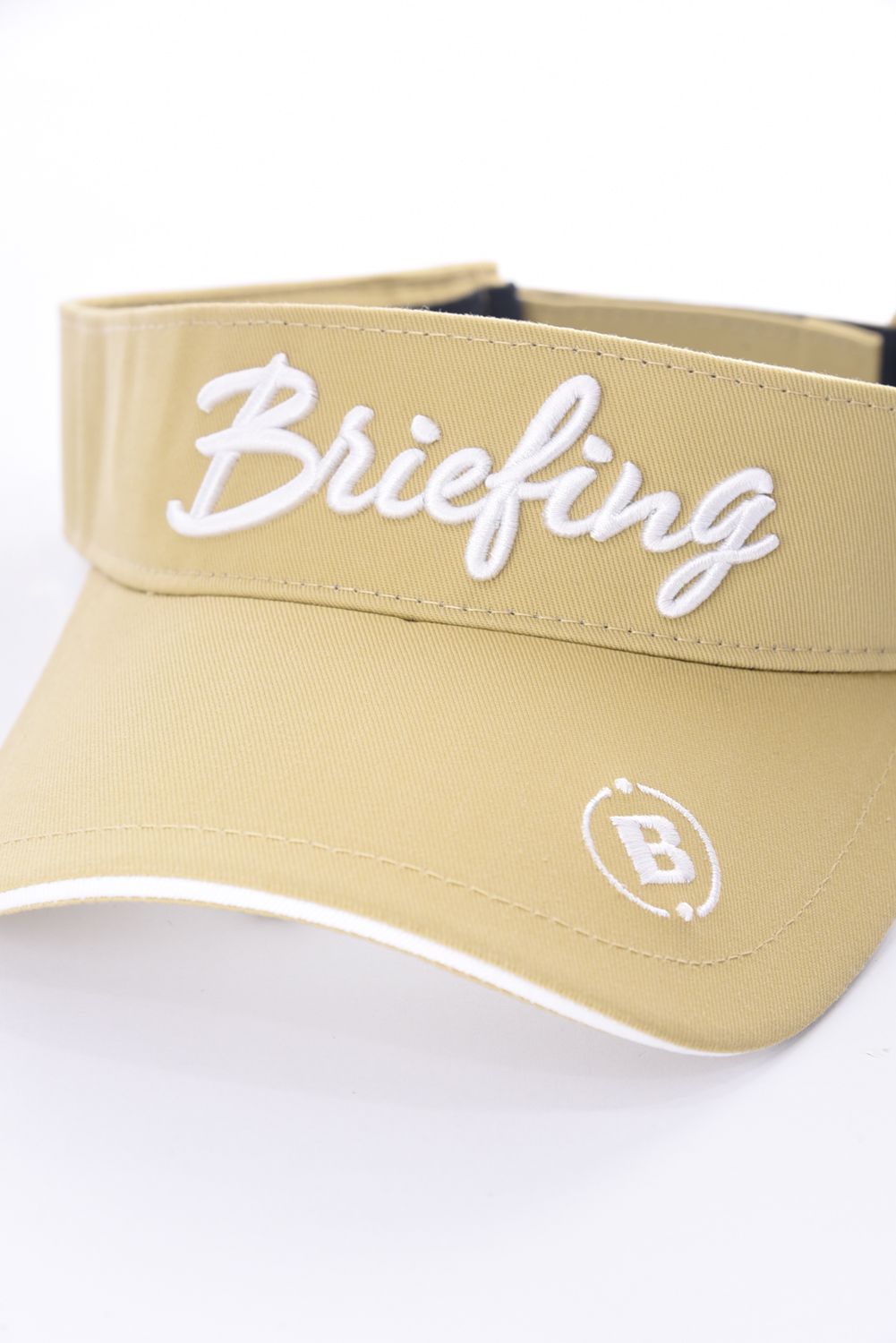 【レディース】WOMENS BASIC VISOR / ロゴ刺繍 ベーシック サンバイザー (ベージュ)