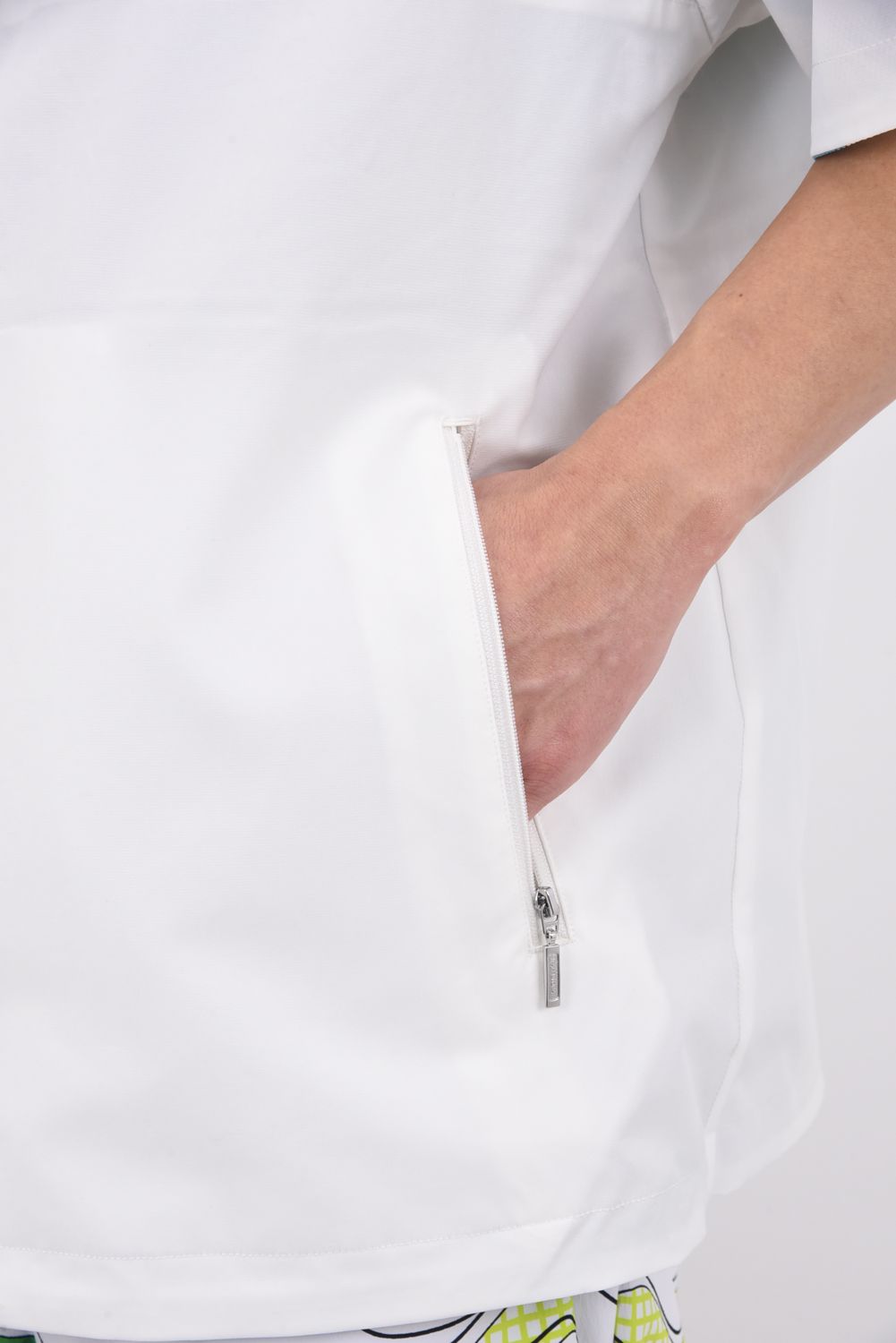 【2026SS 木村拓哉さん着用】 QUADRA AIR MESH 2-WAY PULLOVER / リバーシブル ショートスリーブプルオーバー (ホワイト)