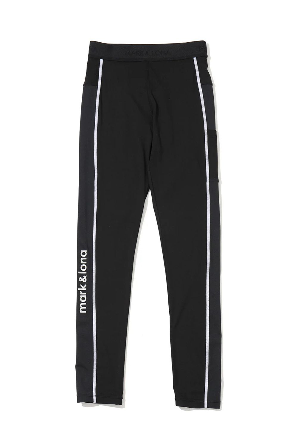 【26SS】【レディース】 HEC DUAL PANEL PERFORMANCE LEGGINGS / ジャージーロメリーナ サイドライン レギンスパンツ (ブラック)