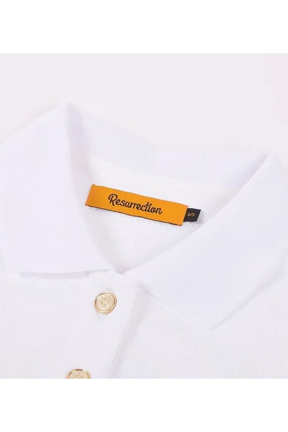 【26AW】【レディース】 GM JACQUARD POLO / オリジナルテキスタイルジャガード ポロシャツ (ホワイト)*