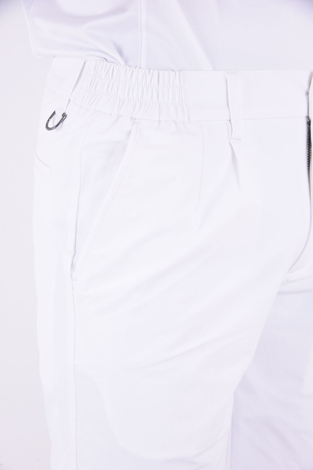 SUPER STRETCH LOGO SHORT PANTS /  スーパーストレッチ ロゴ ショートパンツ (ホワイト)