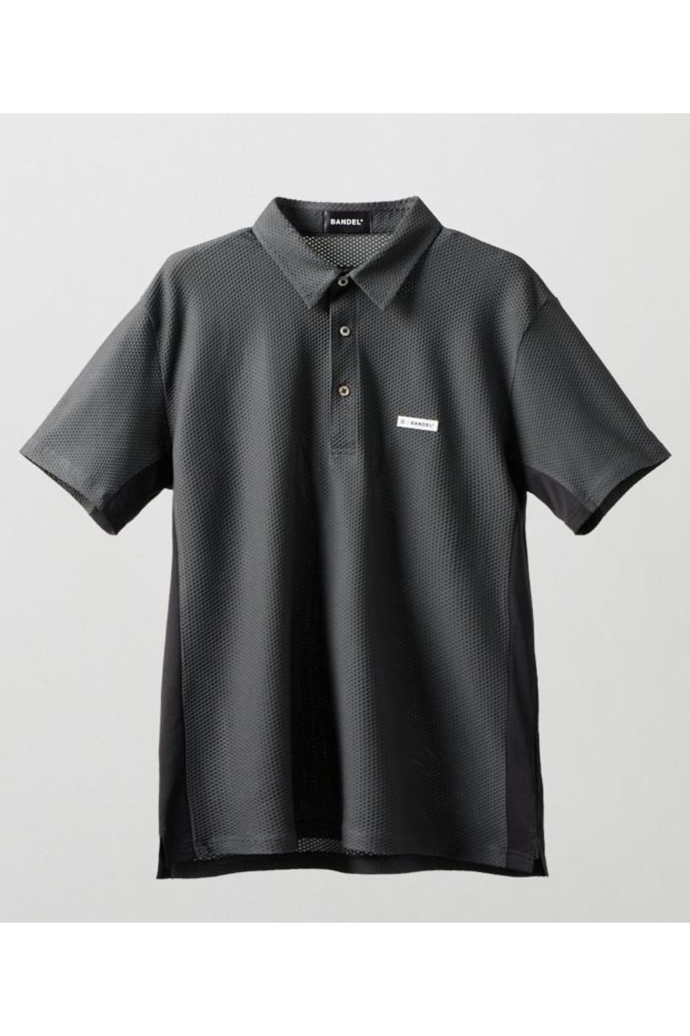 【26SS】 DRY WAFFLE SWITCH POLO / ドライワッフルスウィッチポロシャツ (チャコールグレー)