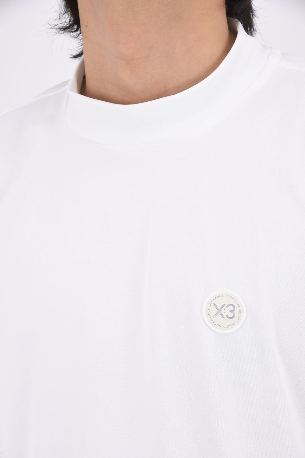 【26SS】 SLEEVE LINE MOCK TEE / モックネックTシャツ (オフホワイト)