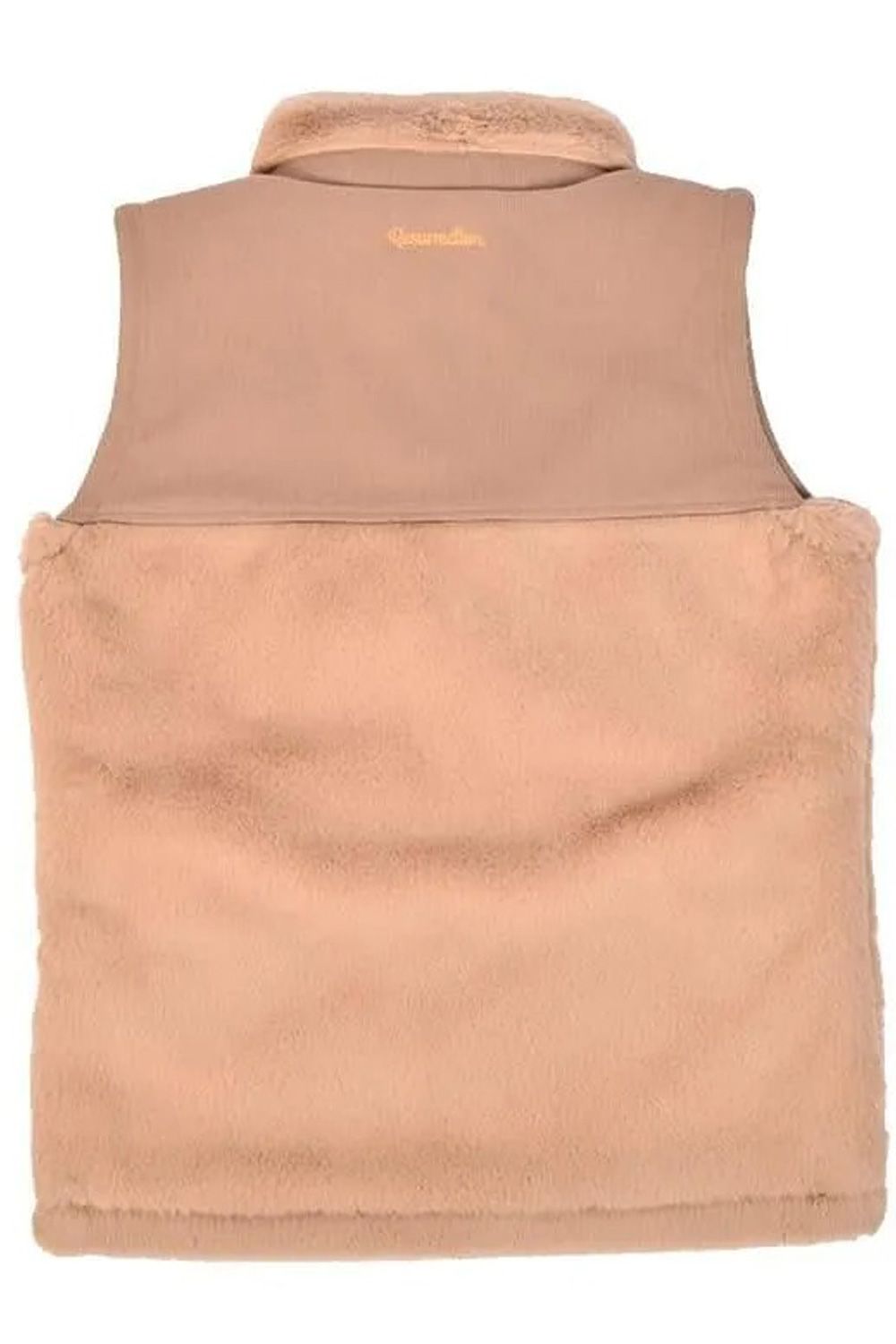 【25AW】【レディース】 SWITCHING FUR VEST / スイッチング ファー ベスト (ブラウン)*