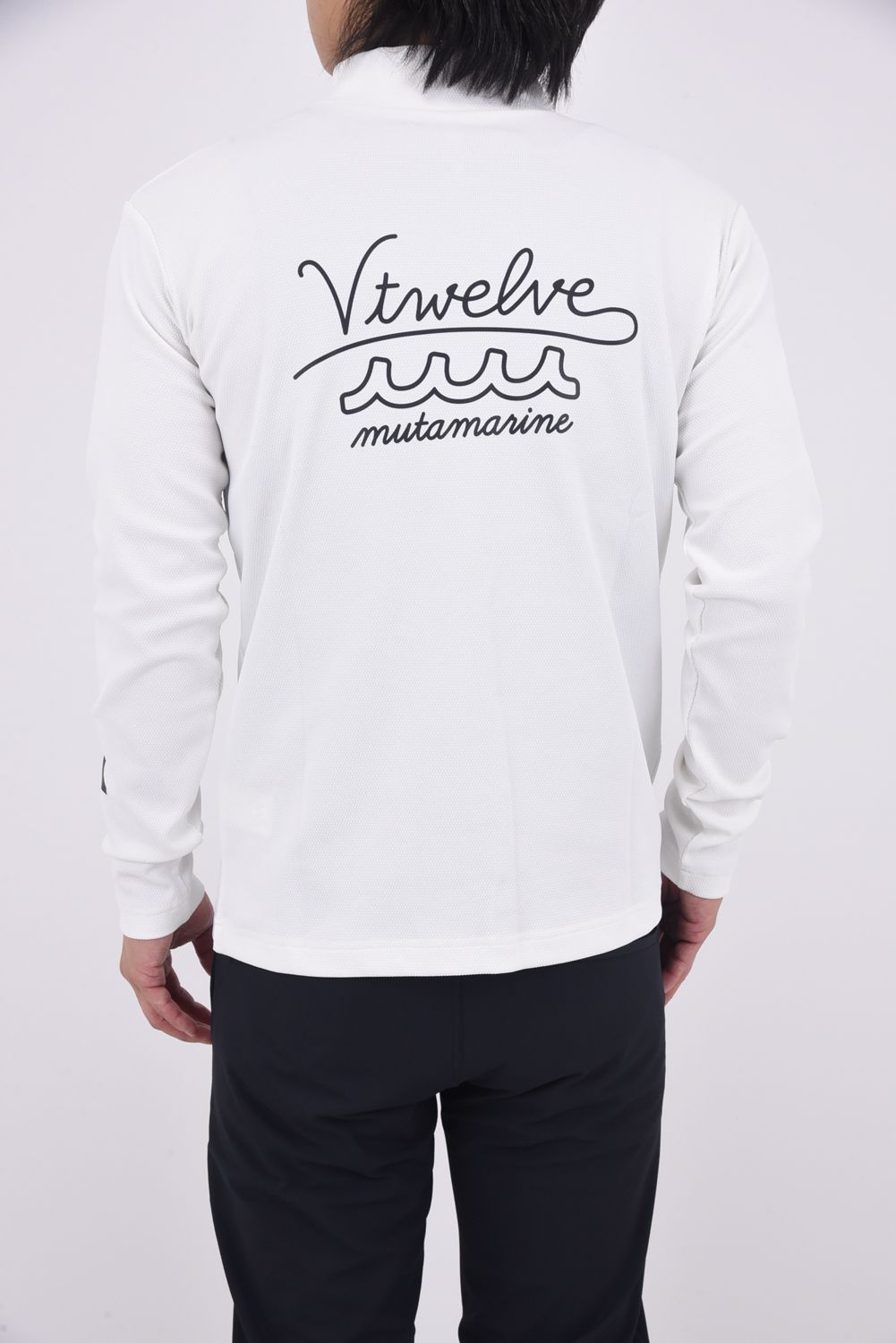【25AW】 MU12 MOCK / ムータマリン ヴィトゥエルヴ コラボ モックネック Tシャツ (ホワイト)