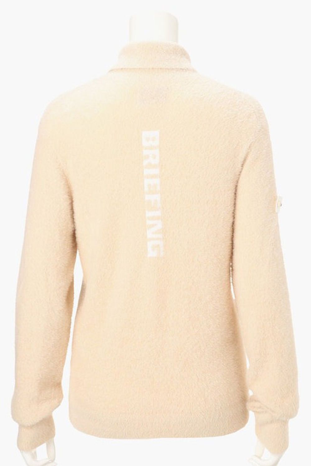 【25AW】【レディース】WS SHAGGY LOGO TURTLENECK KNIT / タートルネックニット (ベージュ)