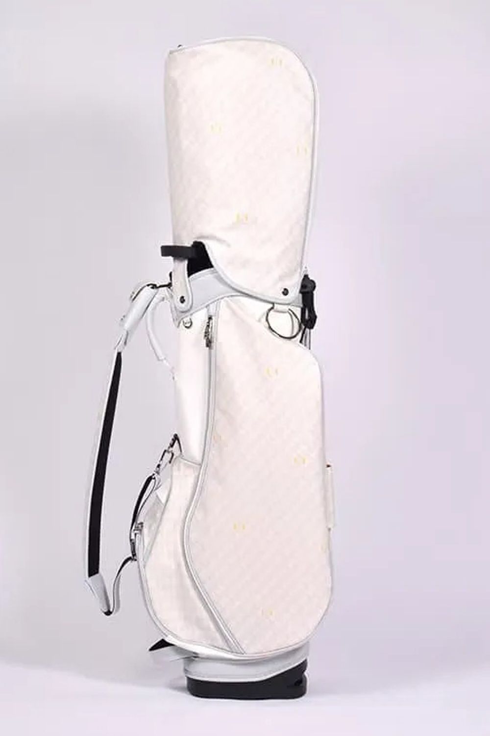 【26SS】【銀行振込・代金引換不可】【返品・交換不可】 PAVO (パーヴォー) / ブランドオリジナルテキスタイル スタンドキャディバッグ (モノホワイト)*