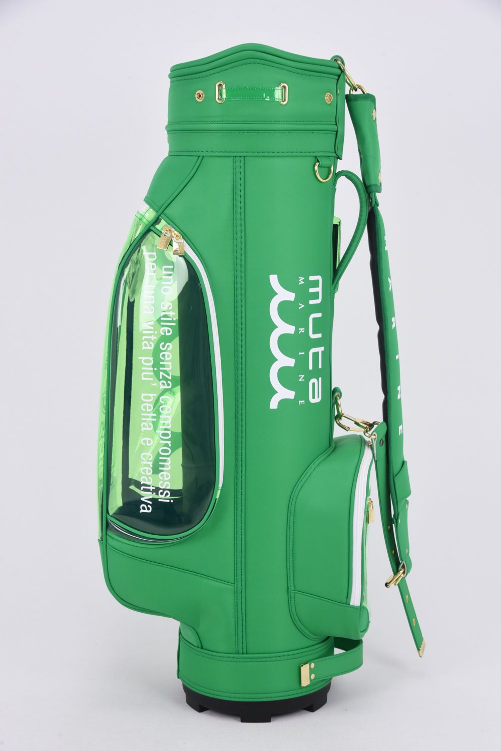 【銀行振込・代金引換不可】【返品・交換不可】 CADDY BAG & COVER / ナイロン×クリア キャディバッグ&ヘッドカバーセット (グリーン)