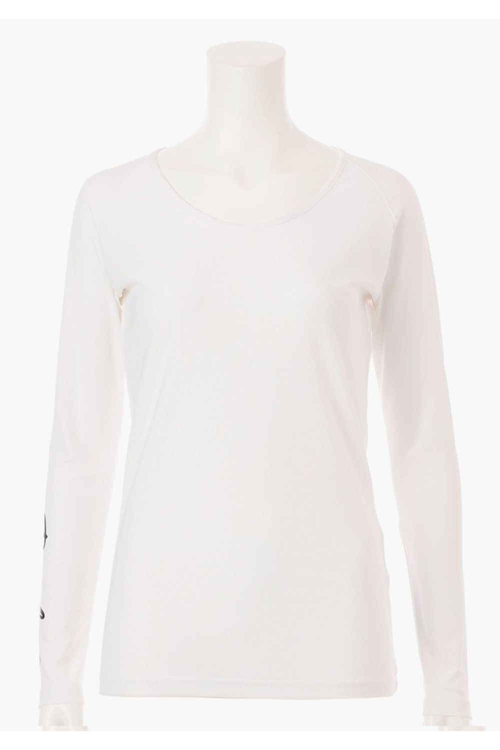 【25SS】【レディース】 WOMENS UNDER SHIRT / ブランドロゴ Uネック ストレッチ アンダーシャツ (ホワイト)