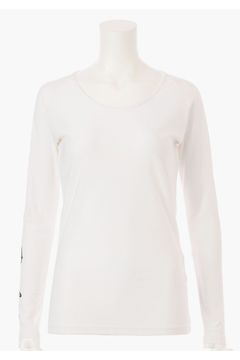 【25SS】【レディース】 WOMENS UNDER SHIRT / ブランドロゴ Uネック ストレッチ アンダーシャツ (ホワイト)