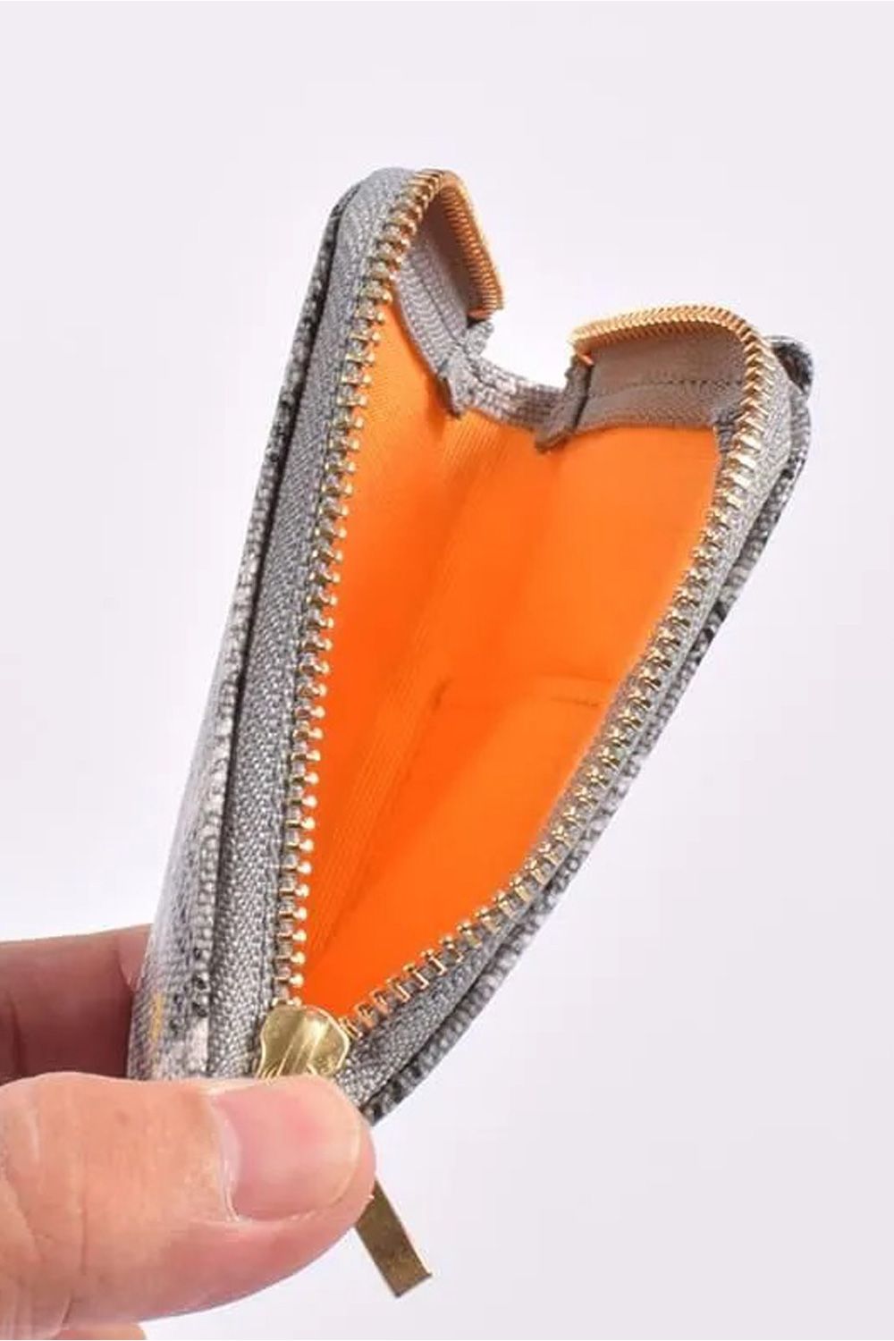 【プレゼント好適品】 Canary No.2 (カナリー) / ブランドオリジナルテキスタイル マルチケース (シルバーグレー/ホワイト)*